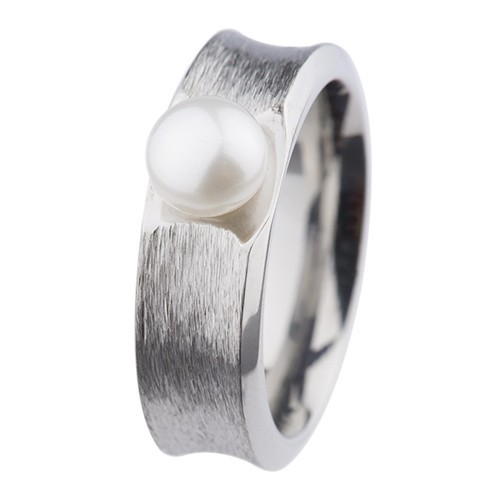 Ernstes Design Ring R371.7 SW-Perle