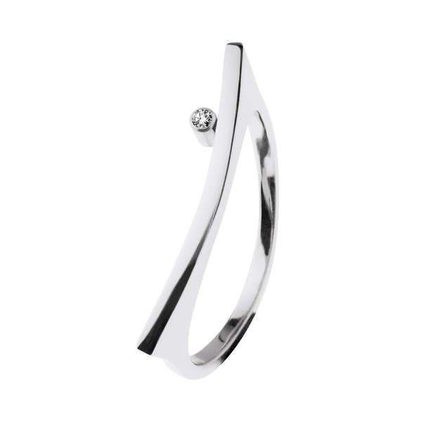 Ernstes Design Ring R547 Brillant 0,02 ct.